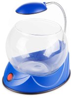 Круглый аквариум 1,8 литров Hailea V02BL Голубой