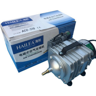 Компрессор поршневой Hailea ACO 318 Поршневой, воздушный компрессор Халеа, серия ACO, модель 318. Компрессор универсальный, подходит для больших аквариумов, прудов, септиков, рыбных хозяйств, ресторанов с живой рыбой, пузырьковых панелей, коптилен.