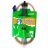 Сифон Boyu GC-302 Треугольныйи с краном (45.8 см. ⌀5.3 см.) - 