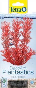 Растение Tetra DecoArt Plant S Foxtail Red 15 см. (Перистолистник красный) Естественно выглядящая искусственная копия перистолистника красного, водного растения с ярко-красными перистыми листьями.