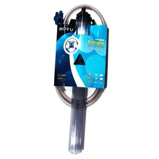 Сифон Boyu GC-303 Треугольныйи с краном супер (61.2 см. ⌀5.3 см.) Сифон для очистки грунта аквариума с треугольным заборным раструбом, длина насадки и краном 61,2см, диаметр насадки ⌀5,3см.
