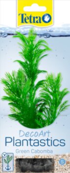 Растение Tetra DecoArt Plant S Green Cabomba 15 см. (Кабомба) Естественно выглядящая искусственная копия водного растения зеленая кабомба с игольчатыми листьями.