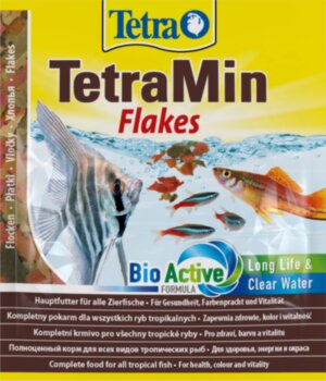 Корм Tetra Min 12г. TetraMin 12г пакет хлопья