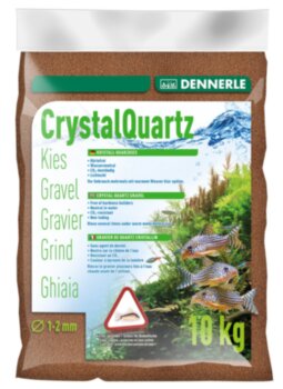 Грунт Dennerle Crystal Quartz Gravel светло-коричневый 10 кг. Декоративный грунт премиум класса, нетрелен к воде, не окрашивает воду, идеален для растений и водных обитаталей.