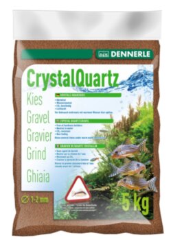 Грунт Dennerle Crystal Quartz Gravel светло-коричневый 5 кг. Декоративный грунт премиум класса, нетрелен к воде, не окрашивает воду, идеален для растений и водных обитаталей.
