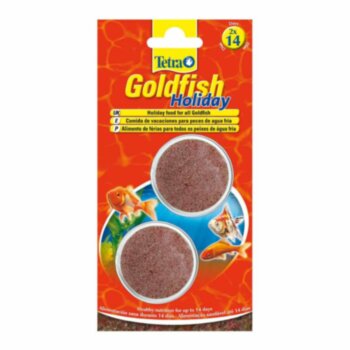 Корм для золотых рыбок Tetra Goldfish Holiday 2x12г. Кормежка на время отпуска до 7 дней для золотых рыбок.