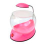 Круглый аквариум 2.5 литров Hailea V01P Розовый