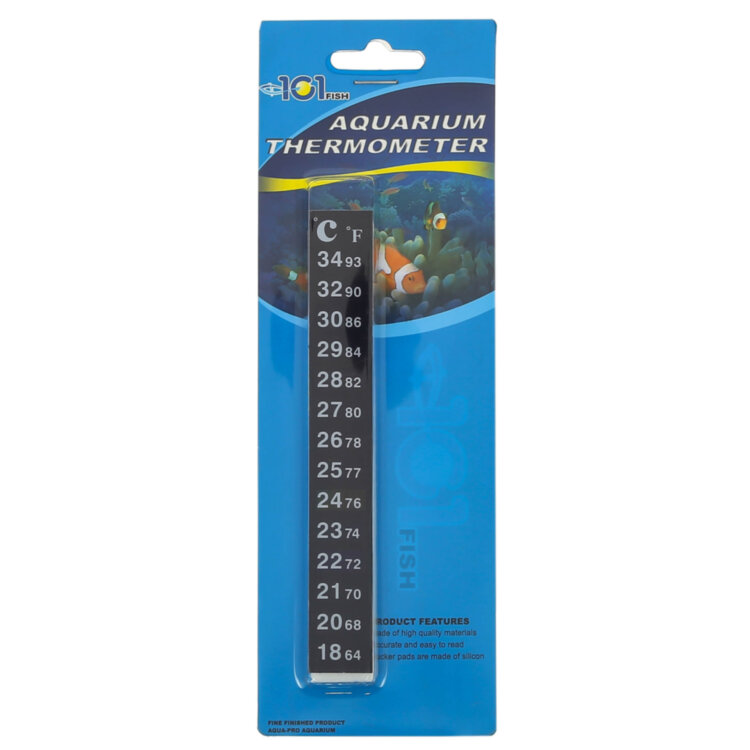 Термометр жидкокристаллический Aqua-Pro полоска 18-34С