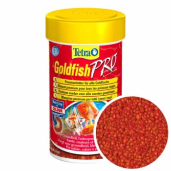 Высококачественный корм для золотых рыбок Tetra Goldfish Pro, банка 100 мл. Высококачественный питательный корм для всех видов золотых рыб.