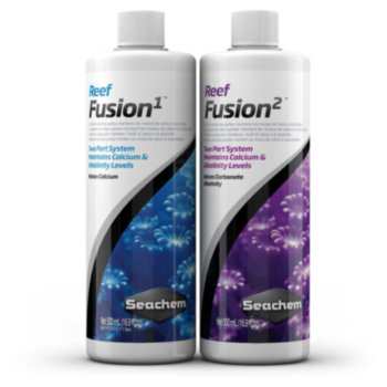Добавка Seachem Reef Fusion I 1 л. Содержит в своем составе кальций, который крайне важен для всех жестких кораллов.