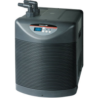 Холодильник Hailea HC 1000BH + Обогрев Холодильник с титановым элементом 1 HP с нагревателем, хладоген R22, для аквариума 300-2500 литров