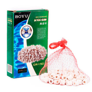 Керамические кольца для фильтра Boyu 150 гр. Керамические кольца пористые для аквариумного фильтра