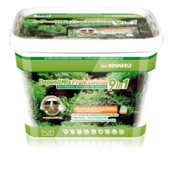 Субстрат питательный Dennerle Deponitmix Professional 9in1 9,6 кг. Готовая смесь из отборных сортов натурального торфа, минерализованного грунта, природных глин, большого количества хелатированного железа.