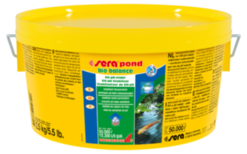 Средство для пруда Sera POND BIO BALANCE 2,5 кг. Для безопасной стабилизации параметров воды – предотвращает колебания уровня рН