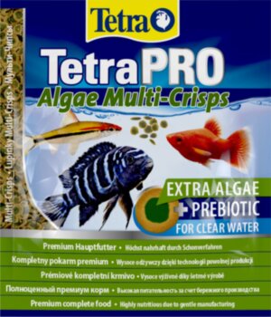 Корм Tetra Pro Algae 12гр. TetraPro Algae 12гр пакет растительные чипсы