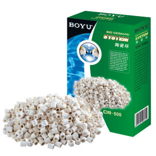 Керамические кольца для фильтра Boyu 500 гр. Керамические кольца пористые для аквариумного фильтра