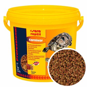 Профессиональный корм для водных черепах Sera Reptil Professional Carnivor, ведро 3,8 л. Профессиональный корм для водных черепах. Кормим плотоядных рептилий профессионально