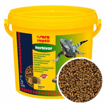 Профессиональный корм для сухопутных черпепах Sera Reptil Professional Herbivor, ведро 3,8 л. Профессиональный корм для сухопутных черпепах. Кормим растительноядных рептилий профессионально