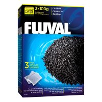 Уголь активированный для аквариумного фильтра Fluval (3 мешка) 300 гр.