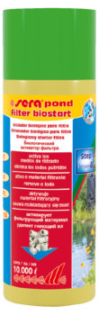 Средство для пруда Sera Pond FILTER BIOSTART 250 мл. Для немедленной биологической активации фильтрующего материала, Удаляет гниющий ил

