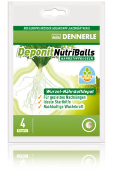Удобрение грунтовое Dennerle Nutriballs 4 таблеток Корневое удобрение для аквариумных растений в виде шариков