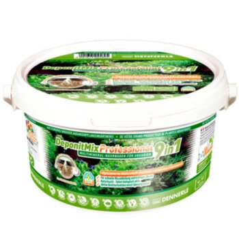 Грунт питательный Dennerle Deponitmix Professional 9in1 2,4 кг. Готовая смесь из отборных сортов натурального торфа, минерализованного грунта, природных глин, большого количества хелатированного железа.