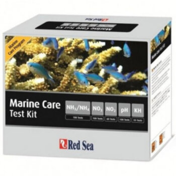 Набор тестов Red Sea Marine Care (Морские: Аммоний, Нитраты, Нитриты, рН, КН) Набор тестов Marine Care (Морские: Аммоний, Нитраты, Нитриты, рН, КН), служит быстрого и легкого мониторинга воды в морских аквариумах.