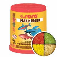 Корм для всех рыб 4 в 1 Sera Flake Menu 150 мл.