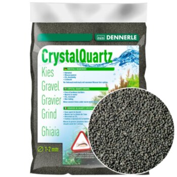 Грунт Dennerle Crystal Quartz Gravel Черный 5 кг. Декоративный грунт премиум класса, нетрелен к воде, не окрашивает воду, идеален для растений и водных обитаталей.