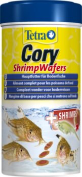 Корм Tetra Cory Shrimp Wafers 250 мл. Тетра Кори ШримпВэйферс — уникальный высококачественный сбалансированный двухцветный корм обеспечит оптимальное питание для ваших донных рыб
