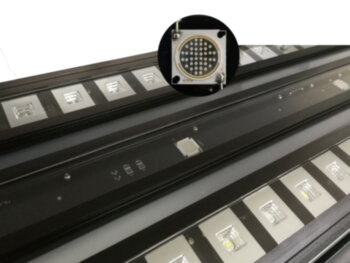 Светильник Cyrex LED TS-1F для аквариума с растениями 60 см. Светильник светодиодный TS-1F для пресноводного аквариума с растениями 56Вт, 1-3втx24, СOB 10втх2, 60см, на аквариум 59-95см