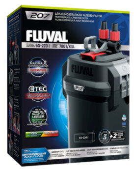 Фильтр внешний Fluval 207 Фильтр внешний FLUVAL 207, 780-460л/ч от 60 до 220л
