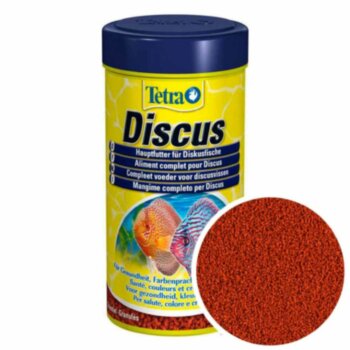 Основной корм для Дискусов Tetra Discus, банка 250 мл. Основной корм для Дискусов, в виде гранул