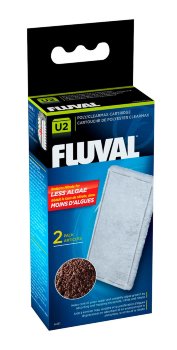 Губка угольная для аквариумного фильтра Fluval U2 (2 шт.) Губка угольная для аквариумного фильтра Fluval U2 (2 шт.) 