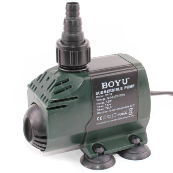 Помпа Boyu FP 18 Многофункциональный, погружной насос для воды Boyu FP. Плавная регулировка. Подходит для аквариумов, прудов, фонтанов, водопадов, и для любых бытовых целей.