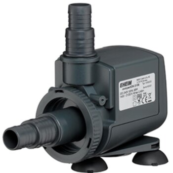Помпа Eheim Compact On 2100 Помпа погружная и внешняя для использования в аквариумах и передержках, где требуется стабильная циркуляция и течение воды.