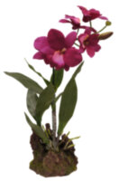 Искусственное растение Reptile Life Орхидея пурпурная 35см.