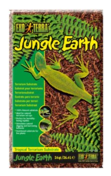 Субстрат Exo Terra Земля тропического леса Jungle Earth 26,4л ​​Натуральный террариумный субстрат 100% природный субстрат, идеален для естественных террариумов. 