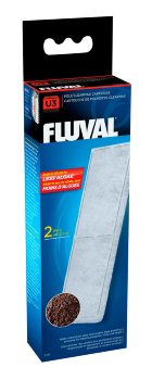 Губка угольная для аквариумного фильтра Fluval U3 (2 шт.) Губка угольная для аквариумного фильтра Fluval U3 (2 шт.)