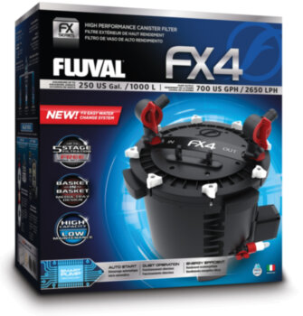 Фильтр внешний Fluval FX4 Фильтр внешний FLUVAL FX4, 1700л/ч до 1000л