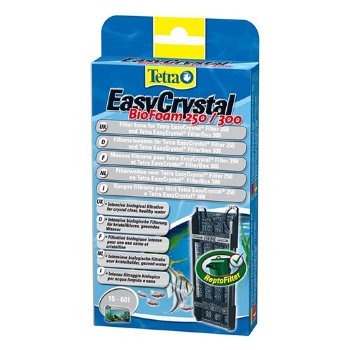 Картридж для аквариумных фильтров Tetra EasyCrystal Filter BioFoam ​Фильтрующая губка для EasyCrystal Filter 250 и EasyCrystal FilterBox 300 с интенсивной биологической фильтрацией для кристально чистой воды