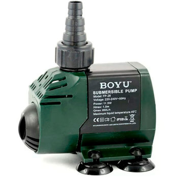 Помпа Boyu FP 28 Многофункциональный, погружной насос для воды Boyu FP. Плавная регулировка. Подходит для аквариумов, прудов, фонтанов, водопадов, и для любых бытовых целей.