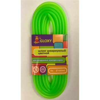 Шланг воздушный GLOXY Зеленый (4х6мм. длина 4м.) Шланг люминесцентный воздушный GLOXY Зеленый (4х6мм. длина 4м.)
