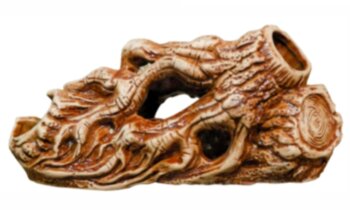 Коряга большая 23x10x11 см. Декорация из терракотовой глины для использования в аквариумистике террариумистике и фитодизайне.