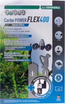 Система CO2 Dennerle Carbo Power FLEX 400 SPECIAL EDITION Система подачи углекислого газа Dennerle Carbo Power FLEX400 SPECIAL EDITION без баллона (редуктор с двумя манометрами + электромагнитный клапан), для
