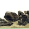 Набор камней Gloxy Галапагосский пористый разных размеров (коробка 20 кг.)