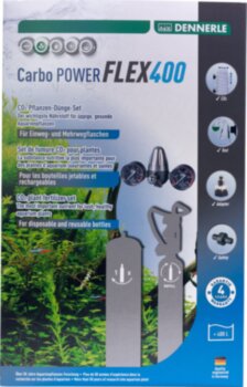 Система CO2 Dennerle Carbo Power FLEX 400 Система подачи углекислого газа Dennerle Carbo Power FLEX400 без баллона (редуктор с двумя манометрами), для аквариумов до 400 литров