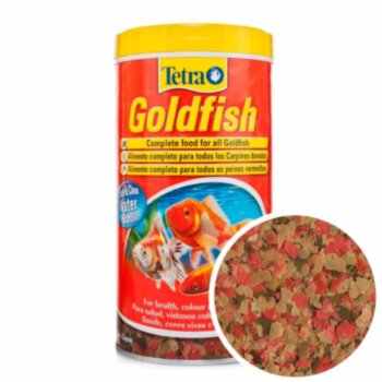 Основной корм для золотых рыб Tetra Goldfish, банка 1000 мл. Основной корм для золотых рыб всех видов, в виде хлопьев. А также других видов холодноводных рыб