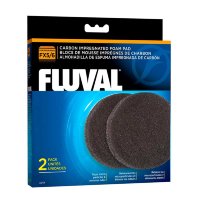 Губка угольная для аквариумных фильтров Fluval FX4, FX5, FX6 (2 шт.)