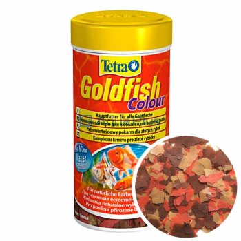 Корм для окраса золотых рыб Tetra Goldfish Colour, банка 250 мл. Корм окраса золотых рыб, в виде хлопьев. А также других видов холодноводных рыб